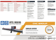 SIRIUS D550 - PVC Profile Machining Center fast and in quality